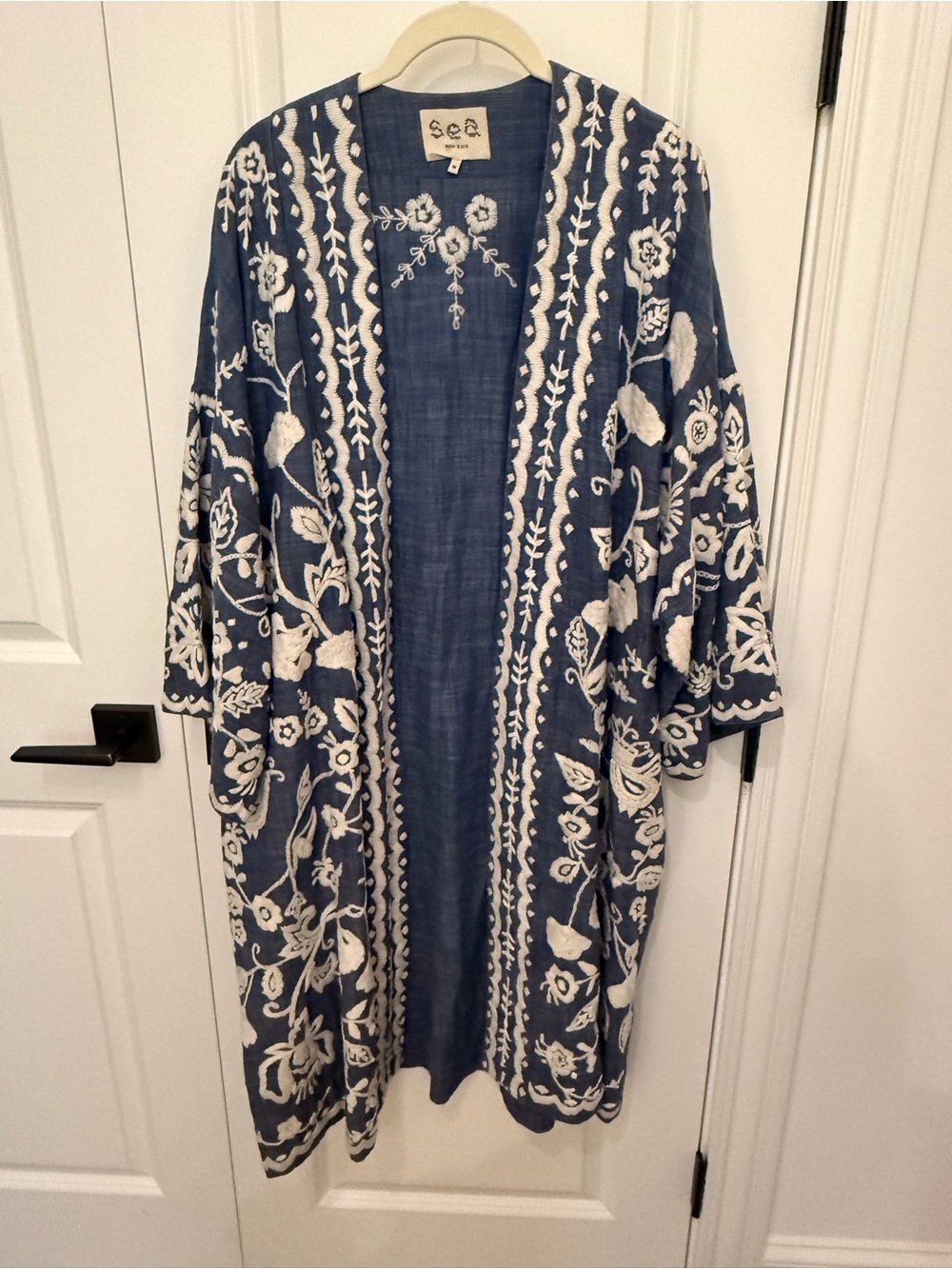 Sea NY embroidered coat.